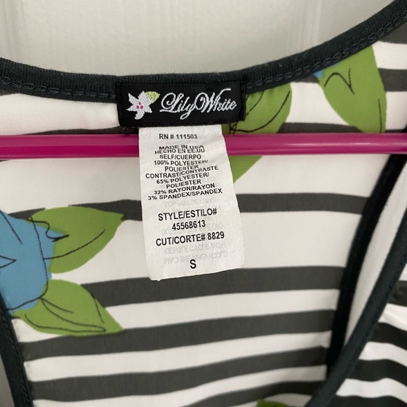 Striped Floral Tank - Picture 5 of 6